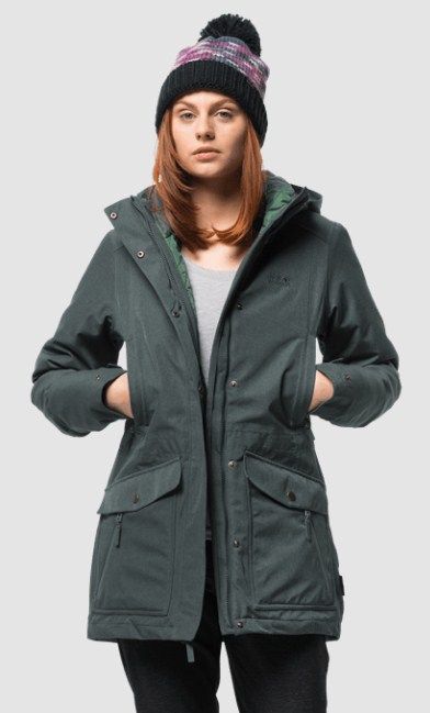 Jack Wolfskin Стильная парка для зимы Jack Wolfskin Coastal Range Parka
