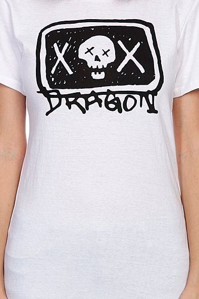 Dragon Alliance Хлопковая футболка Dragon Alliance SKETCHY GIRLS TEE S11 SS