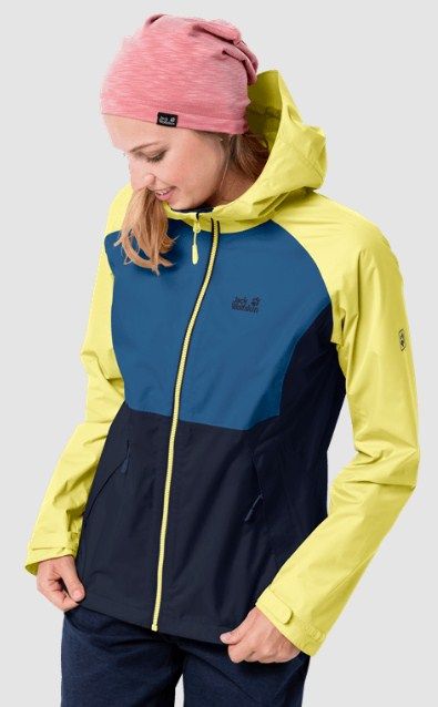 Jack Wolfskin Водонепроницаемая куртка для женщин Jack Wolfskin Mount Isa Jacket W