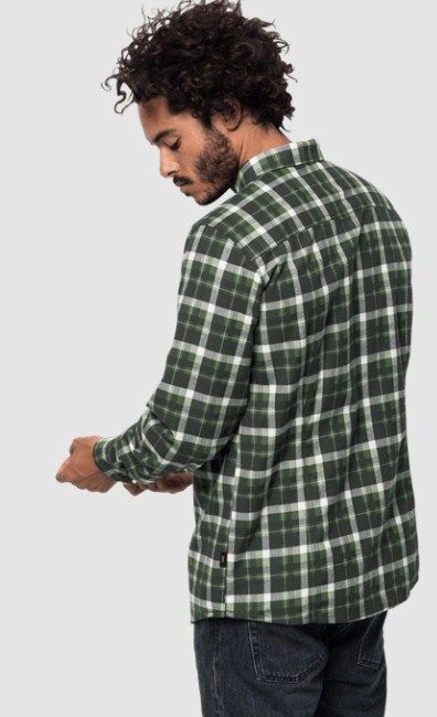 Jack Wolfskin Рубашка повседневная мужская Jack Wolfskin Bow Valley Shirt