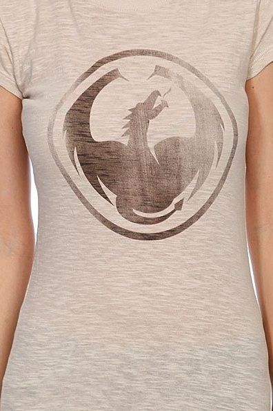 Dragon Alliance Стильная женская футболка Dragon Alliance Icon Burnout Tee S11 SS