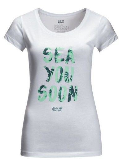 Jack Wolfskin Легкая футболка Jack Wolfskin Sea You Soon T W
