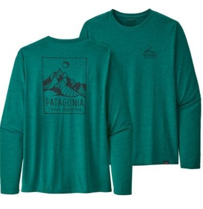 Patagonia Лонгслив с принтом Patagonia Long-Sleeved Capilene Cool Daily Graphic