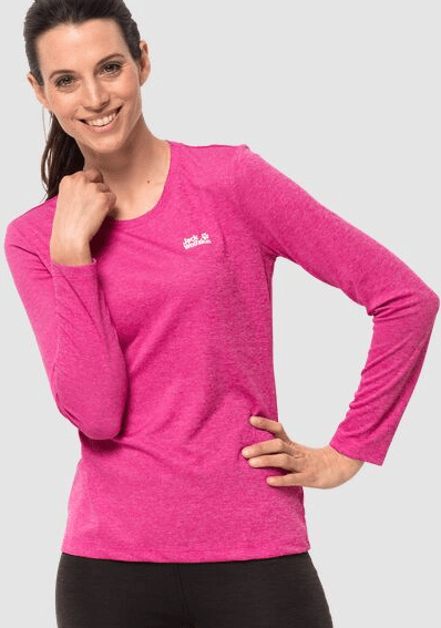 Jack Wolfskin Женский лонгслив Jack Wolfskin Sky range longsleeve W