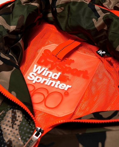 SuperDry Sport & Snow Спортивная ветровка Superdry Sprint Attacker Camo Jacket