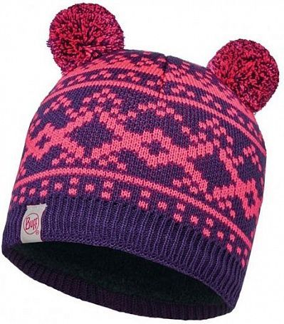 Buff Детская двухслойная шапка Buff Child Knitted & Polar Hat Buff Novy