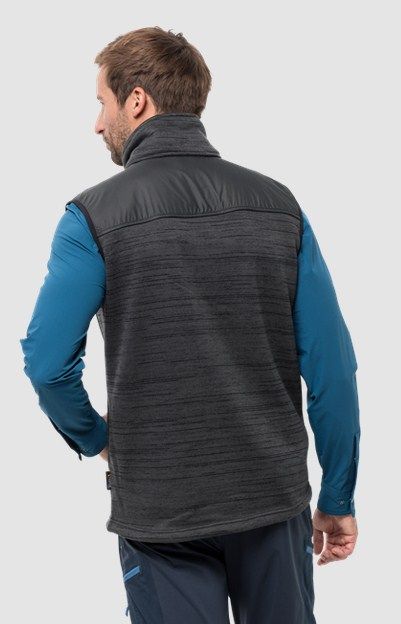 Jack Wolfskin Ветронепроницаемый флисовый жилет Jack Wolfskin Aquila Vest M