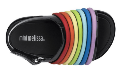 Melissa Пляжные сандалии Melissa Beach Slide Sandal Rainbow Bb