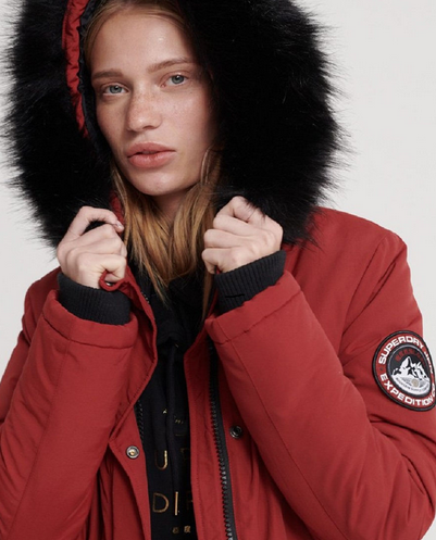 SuperDry Sport & Snow Теплая парка для девушек Superdry Ashley Everest Parka