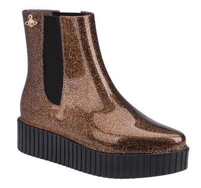 Melissa Стильные полусапожки Melissa Vivienne Westwood Anglomania Melissa Chelsea Boot AD