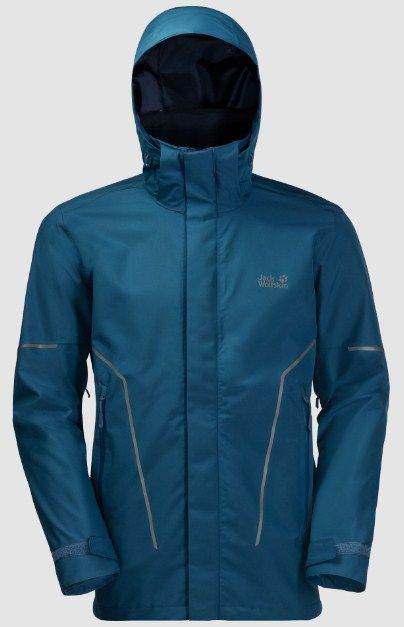 Jack Wolfskin Водонепроницаемая мужская куртка Jack Wolfskin Taiga Trail Jkt M