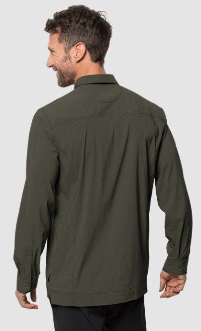 Jack Wolfskin Лаконичная рубашка Jack Wolfskin JWP LS Shirt M