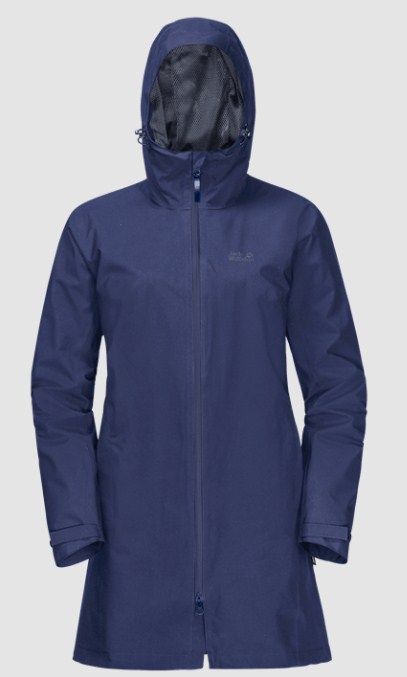 Jack Wolfskin Женский стильный плащ Jack Wolfskin JWP Coat W