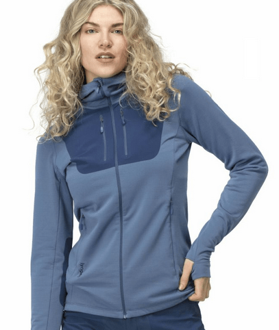 Norrona Практичная женская куртка из флиса Norrona Lyngen Powerstretch Pro Zip Hoodie