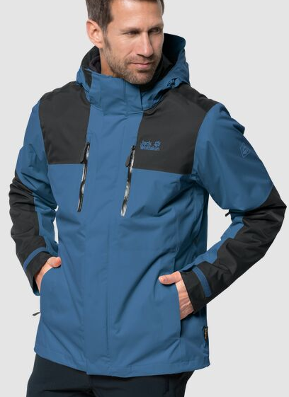 Jack Wolfskin Куртка стильная для мужчин Jack Wolfskin Jasper 3in1 Men