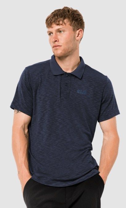 Jack Wolfskin Качественная футболка Jack Wolfskin Travel Polo Men