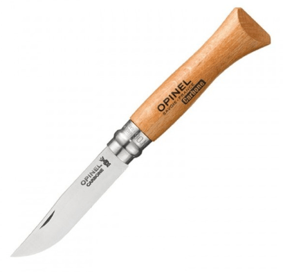 Opinel Нож с рукоятью из дерева бук в блистере Opinel №6