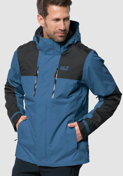 Jack Wolfskin Куртка стильная для мужчин Jack Wolfskin Jasper 3in1 Men