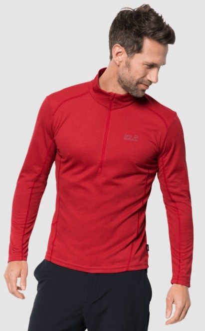Jack Wolfskin Футболка с длинными рукавами Jack Wolfskin Sky Range Halfzip M