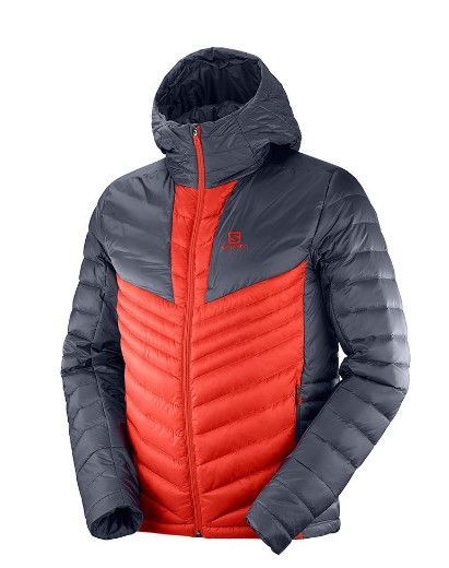 Salomon Куртка пуховик современная с капюшоном Salomon - Haloes Down Hoodie M