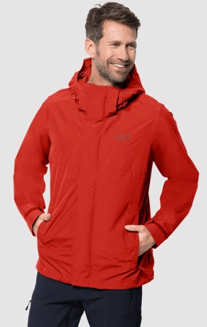Jack Wolfskin Куртка водонепроницаемая мужская Jack Wolfskin Seven Peaks Jacket Men