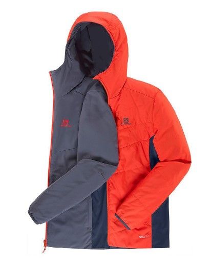 Salomon Куртка легкая теплая Salomon Drifter Mid Hoodie M