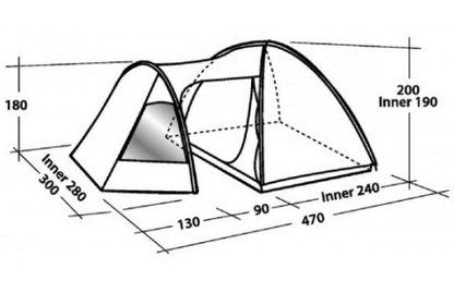 Easy Camp Палатка купольная Easy Camp Eclipse 500