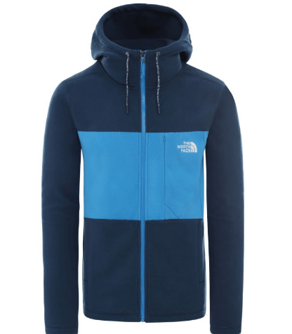 The North Face Флисовая  куртка мужская The North Face Blocked Full Zip Hoodieпрактичная из флиса The North Face Blocked FZ HD