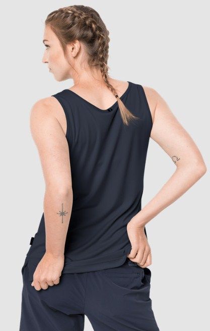 Jack Wolfskin Яркий  женский топ Jack Wolfskin Jwp Top W