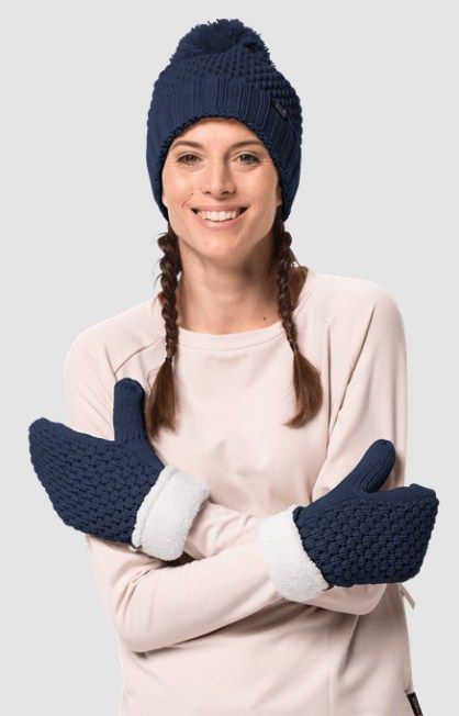 Jack Wolfskin Вязаные женские рукавицы Jack Wolfskin Highloft Knit Mitten Women