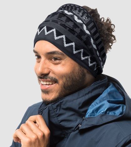 Jack Wolfskin Повязка многофункциональная Jack Wolfskin Print Fleece Headgear