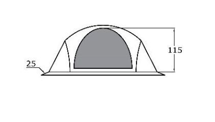 Bercut Палатка двухслойная туристическая Bercut Универсал-4 PRO Easton 4