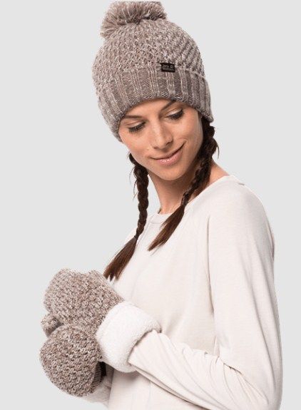 Jack Wolfskin Вязаные женские рукавицы Jack Wolfskin Highloft Knit Mitten Women