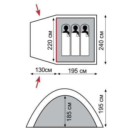 Tramp Палатка походная Tramp Bell 3