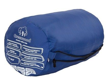 Greenwood Комфортный спальный мешок комфорт С Greenwood FS-1003 ( +15 )
