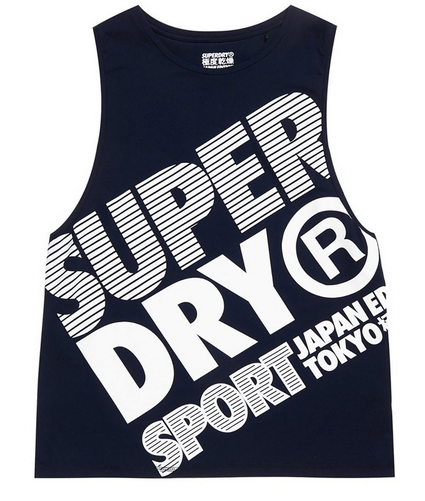 SuperDry Sport & Snow Майка женская для фитнеса Superdry Japan Edition Lazer Vest