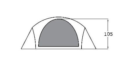 Bercut Качественная палатка двухслойная Bercut Универсал-2