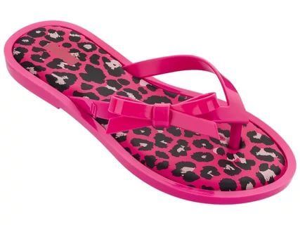 Melissa Красивые шлепанцы Melissa Flip Flop Animal Print Ad