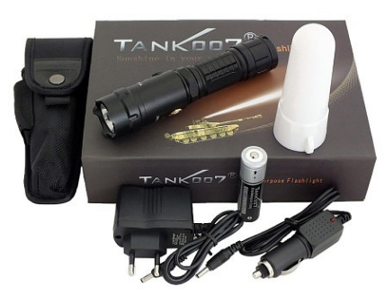 !Неизвестный бренд Мощный компактный фонарь Tank007 TC01 XM-L