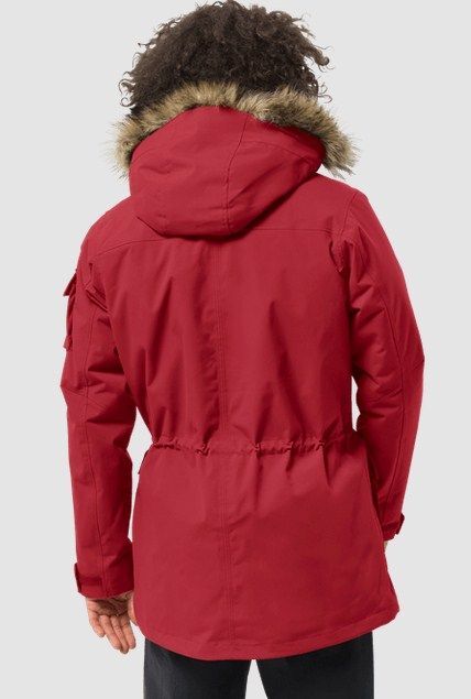 Jack Wolfskin Аляска с синтетическим утеплителем мужская Jack Wolfskin Glacier Canyon Parka