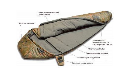 Talberg Теплый спальный мешок левый комфорта Talberg Forest I -27C (t -5)