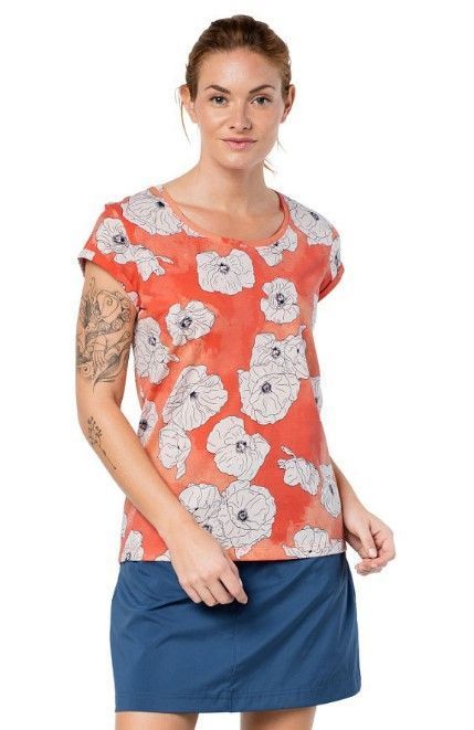Jack Wolfskin Летняя яркая футболка Jack Wolfskin Marigold T