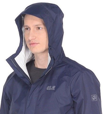 Jack Wolfskin Куртка с капюшоном мужская Jack Wolfskin Cloudburst Men