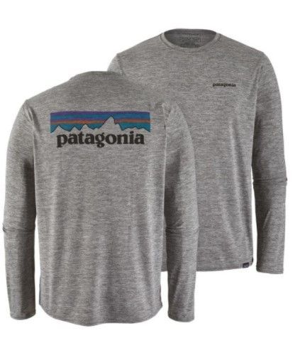 Patagonia Лонгслив с принтом Patagonia Long-Sleeved Capilene Cool Daily Graphic