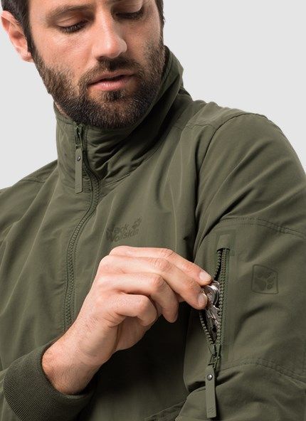Jack Wolfskin Куртка удобная мужская Jack Wolfskin Huntington Jacket