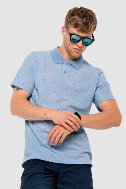 Jack Wolfskin Футболка-поло для мужчин Jack Wolfskin Pique Polo Men