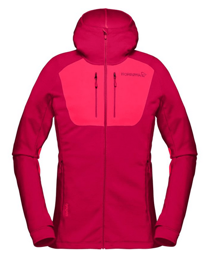 Norrona Практичная женская куртка из флиса Norrona Lyngen Powerstretch Pro Zip Hoodie