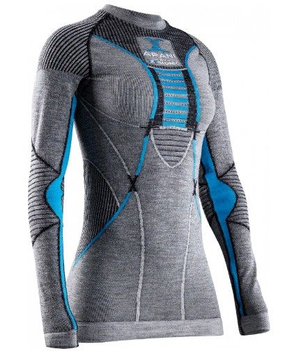 X-Bionic Футболка спортивная женская X-Bionic Apani® 4.0 Merino Round Neck LG SL