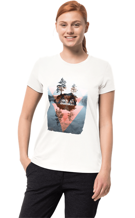 Jack Wolfskin Футболка летняя Jack Wolfskin Lake T women