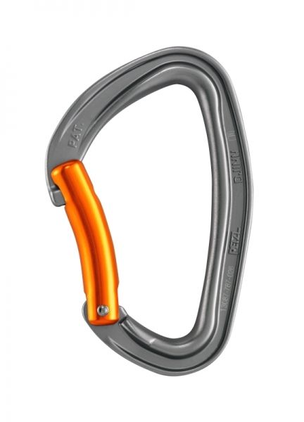 Petzl Карабин из алюминия с гнутой защелкой Petzl Djinn